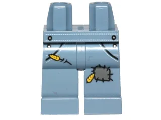 Hips and Legs with Wheat Spikes, Pockets and Patch Pattern