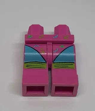 Hips and Legs with Leotard and Lime Leg Warmers Pattern