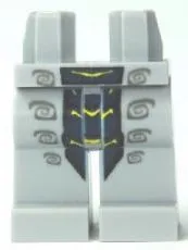 Hips and Legs with Dark Blue Snake Pattern