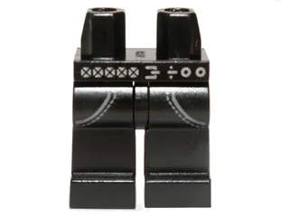 Hips and Legs with Chain Belt and Pockets Pattern