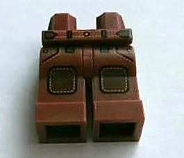 Hips and Legs with Pockets, Belt and Dark Brown Knee Pads Pattern