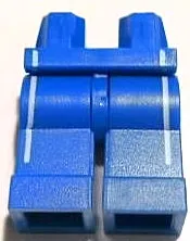 Hips and Legs with White Vertical Lines Pattern