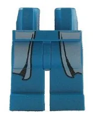 Hips and Legs with White Hospital Lab Coattails Pattern