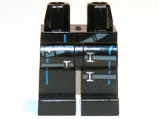 Hips and Legs with Belt and Silver Buckles Pattern