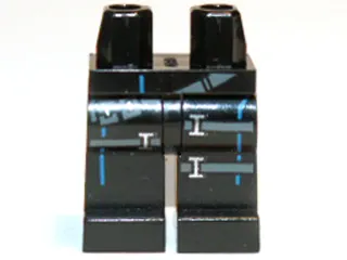 Hips and Legs with Belt and Silver Buckles Pattern