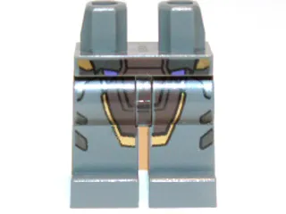 Hips and Legs with Gold and Dark Brown Armor Pattern