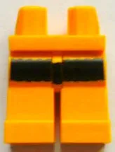 Hips and Legs with Black Thick Stripe Pattern