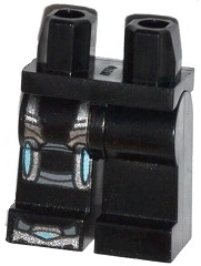 Hips and Legs with Silver Prosthetic Bionic Right Leg Pattern