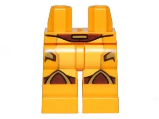 Hips and Legs with SW Dark Brown and Dark Tan Knee Pads Pattern