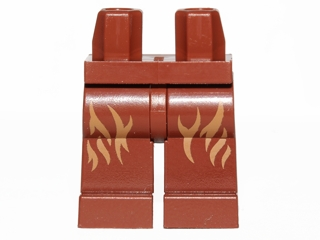 Hips and Legs with Dark Tan Fur Pattern (SW Wookiee)