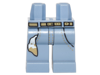 Hips and Legs with Dark Tan Belt and Dirty Rag in Pocket Pattern