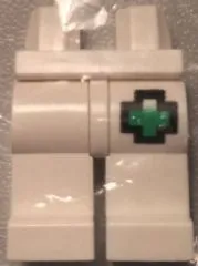 Hips and Legs with Green Cross on Left Leg Pattern