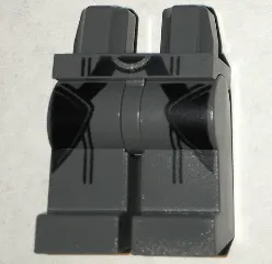 Hips and Legs with Black Holsters and Vertical Pinstripes Pattern