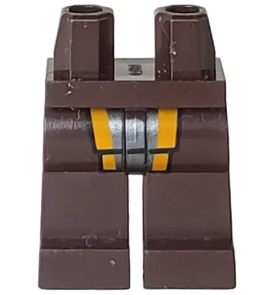 Hips and Legs with Silver Panel with Bright Light Orange Trim Pattern (SW Unkar Plutt)