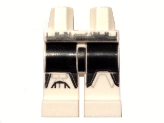 Hips and Legs with Black and Gray Lines Armor Pattern (SW Hovertank Pilot)