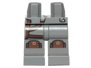 Hips and Legs with SW Dark Brown Holster and Knee Pads Pattern