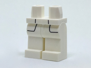 Hips and Legs with Black Coattail Outlines Pattern