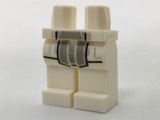 Hips and Legs with Silver Circuitry and Light Bluish Gray Sash in Middle Pattern