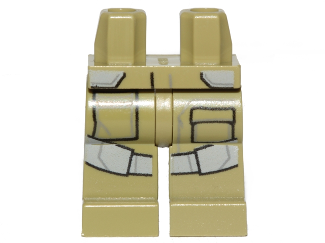 Hips and Legs with Pockets and Dark Bluish Gray Belts Pattern