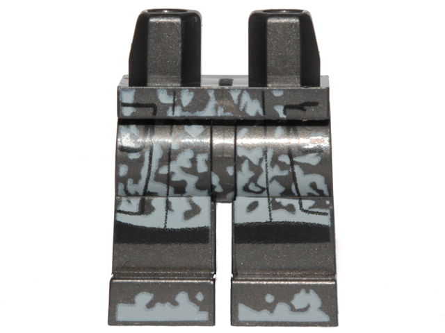 Hips and Legs with SW Robe with Dirt Stains and Black Leggings Pattern