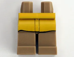 Hips and Legs with Yellow Apron Pattern