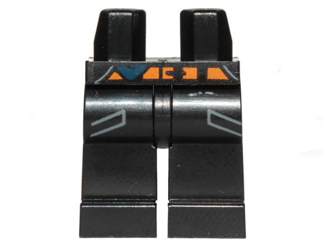 Hips and Legs with Pockets and Orange Belt Pattern