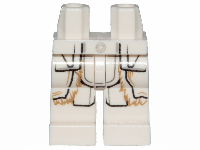 Hips and Legs with SW Coat with Dar Tan Fur Border Pattern