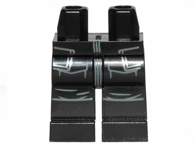 Hips and Legs with Pockets and Knee Creased Pattern