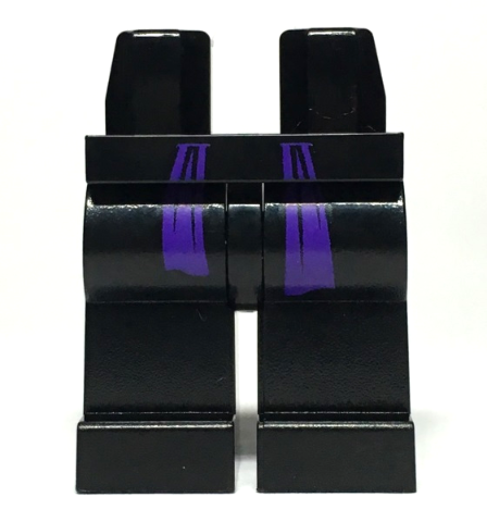 Hips and Legs with Dark Purple Sash Ends Pattern