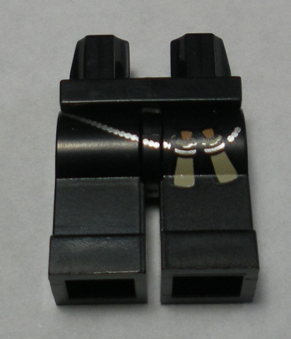 Hips and Legs with Silver Chain and Tan Vials Pattern (BAM)