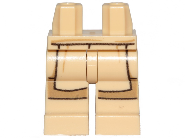 Hips and Legs with SW Jedi Robe and Dark Tan Leggings Pattern