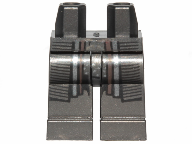 Hips and Legs with SW Knight of Ren Striped, Silver and Dark Brown Layered Robe Pattern