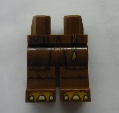 Hips and Legs with Robe, Pocket, Rope and Claws on Feet Pattern