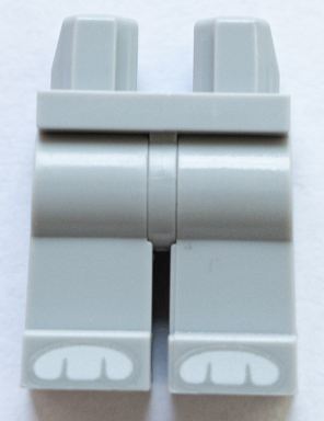 Hips and Legs with White Paws Pattern