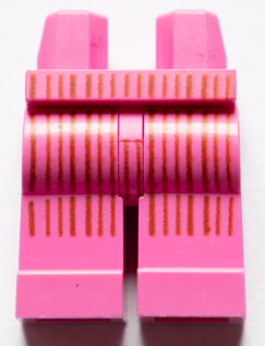 Hips and Legs with Reddish Brown Pinstripes Pattern