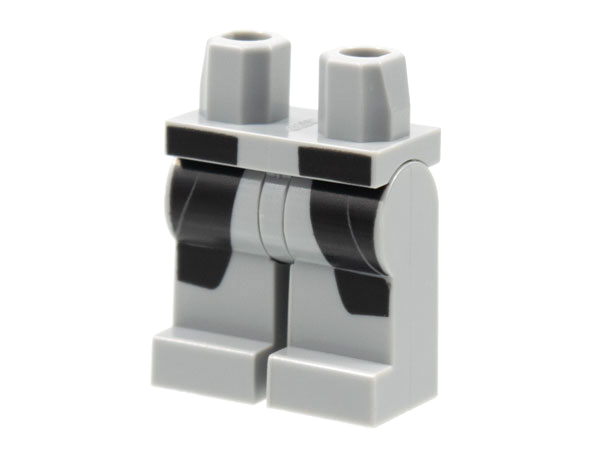 Hips and Legs with Black Coattails Pattern