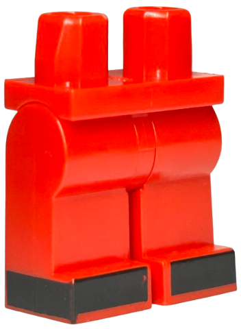 Hips and Legs with Black Shoes Pattern