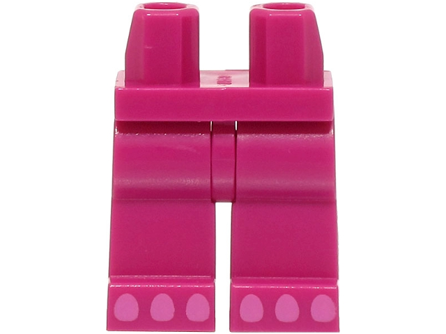 Hips and Legs with 6 Dark Pink Toes Pattern (BAM)