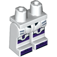 Hips and Legs with SW Clone Trooper Armor and Dark Purple Markings Pattern