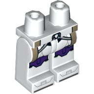 Hips and Legs with SW Clone Commander Armor and Dark Purple Knee Pads Pattern