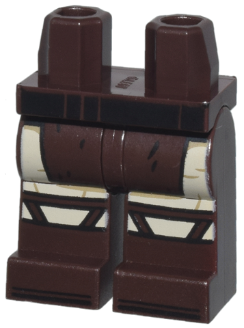 Hips and Legs with SW Tunic Ends, Boots with Straps, Black Belt, and Tan Pants Pattern