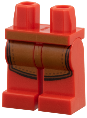 Hips and Legs with Medium Nougat Apron Pattern