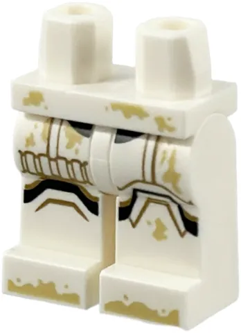 Hips and Legs with SW Stormtrooper Black and Dark Tan Markings and Tan Mud Stains Pattern