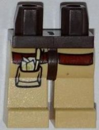 Hips and Tan Legs with Pocket with Pen and Paper Pattern