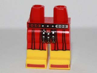 Hips and Yellow Legs with Belt, Red Roman Tunic and Reddish Brown Sandals Pattern