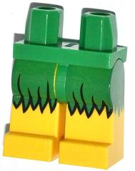 Hips and Yellow Legs with Grass Skirt Pattern