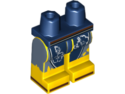 Hips and Yellow Legs with Tattered Sand Blue and Dark Blue Surf Shorts with Flowers and Reddish Brown Sandal Straps Pattern