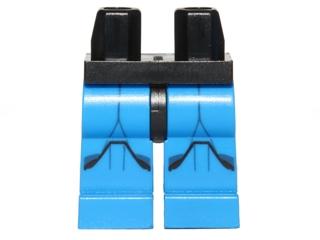 Hips and Blue Legs with SW Armor with Black Knee Markings Pattern (Senate Commando)