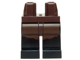 Hips and Black Legs with Dark Brown Robe Pattern