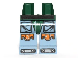 Hips and Sand Blue Legs with SW Boba Fett Armor Pattern